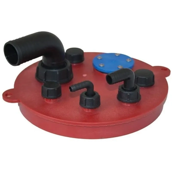 RWB Fuel Hatch Lid for Uni Tanks Red