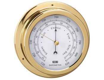 RWB Barometer Brass 70mm