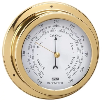 RWB Barometer Brass 70mm
