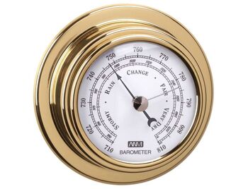 RWB Barometer Brass 120mm