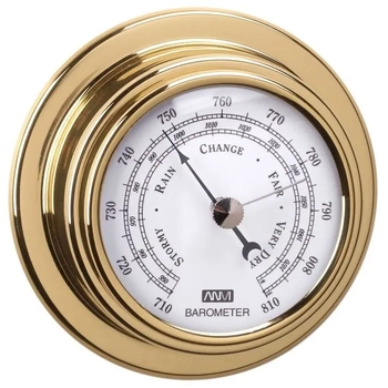 RWB Barometer Brass 120mm