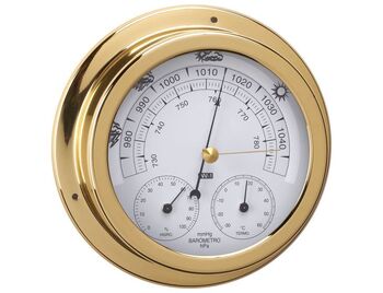 RWB Clock RS Zone Brass 120mm
