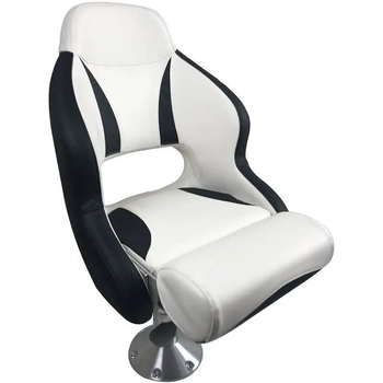 RWB Admiral Compact Flip-Up Helmsman Seat White