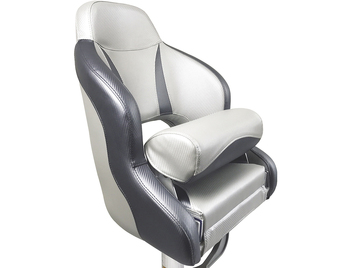 RWB Seat ADMIRAL Flip-up Light grey and dark grey carbon fibre Pattern
