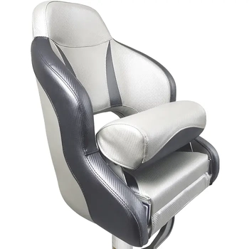 RWB Seat ADMIRAL Flip-up Light grey and dark grey carbon fibre Pattern