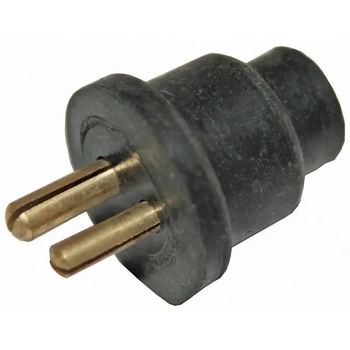 RWB Elec 2 Pin Plug Only Rubb