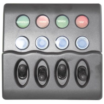 RWB Switch Panel W/P CB's 4sw
