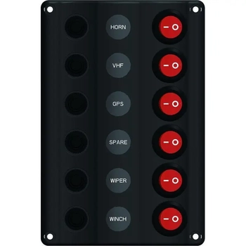 RWB Switch Panel &CB's 6 Sw