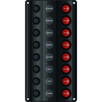 RWB Switch Panel &CB's 8 Sw