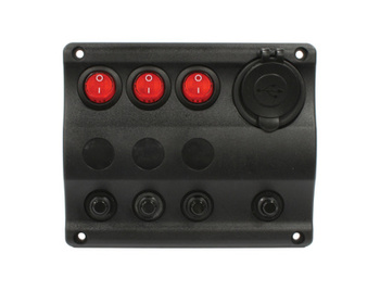 Switch Panel 3sw with USB Charger
