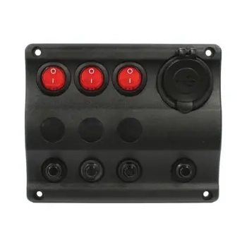 Switch Panel 3sw with USB Charger