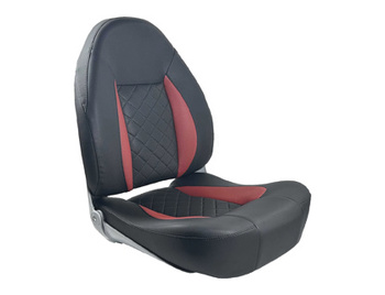 Axis Ranger Hi Back PRO Folding Seat Black / Red