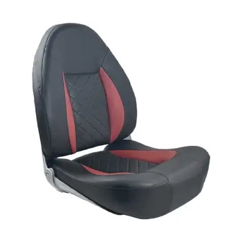 Axis Ranger Hi Back PRO Folding Seat Black / Red