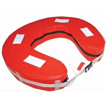 RWB Horseshoe Boat Lifebuoy Flexible 600mm Diameter
