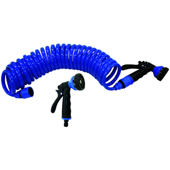RWB Coiled Hose with Spray Gun 4.5m