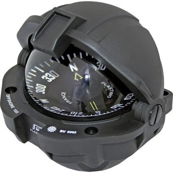 Plastimo Offshore 105 Powerboat Compass Flat Black Card