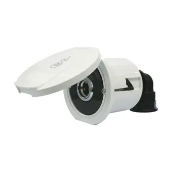 Water Outlet Elbow+White Round Cover