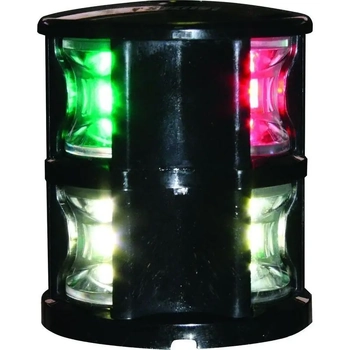 RWB NavLight LED 12M Bk TriWh
