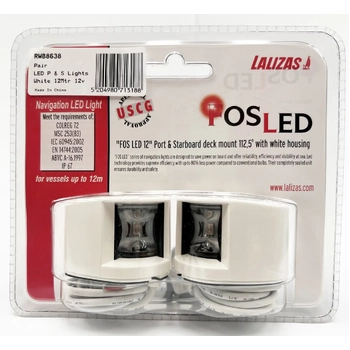RWB NavLight LED 12M Wht P&S