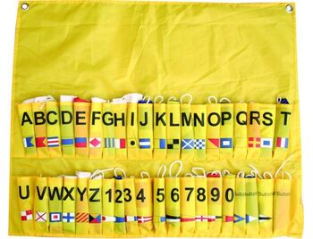 RWB International Code Flags Complete Set of 40 Boat Marine