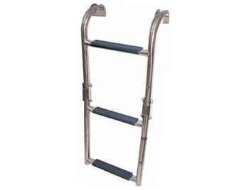 RWB 3 Step Stainless Steel Boarding Ladder Folding