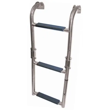 RWB 3 Step Stainless Steel Boarding Ladder Folding