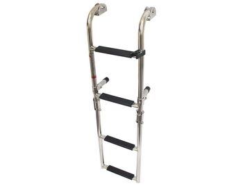 RWB 4 Step Stainless Steel Boarding Ladder Folding