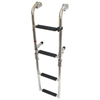 RWB 4 Step Stainless Steel Boarding Ladder Folding