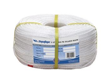 32mm 250Mtr Pe Staple Silver Rope