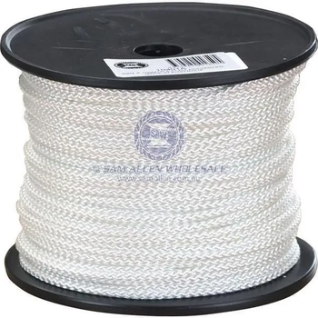 8 Plait Polyester Rope 100m Reel 4mm Boat Fishing Marine 295kg Breaking Strain