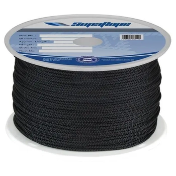 8 Plait Polyester 4mm X 400M Black