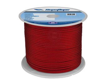 Double Braid Rope 8mm X 200m Solid Red