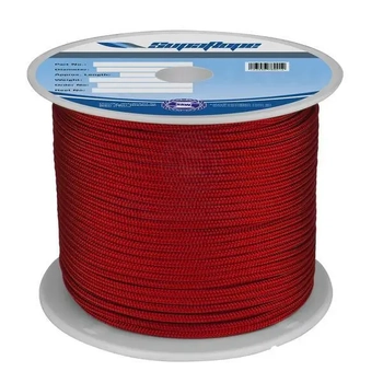 Double Braid Rope 8mm X 200m Solid Red