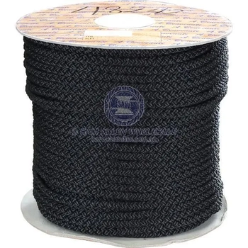 18Mm X 100Mtr Black Mooring Braid