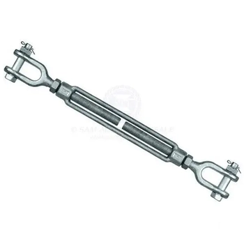 Turnbuckle Galvanised Grade 'P' Jaw & Jaw Open 20mm Rated 2.36T