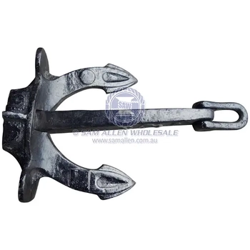 Halls Stockless Anchor - Black
