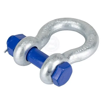 Shackle Galvanised Bow Grade 'S' 25 X 29mm Safety Pin Rated 8.5T