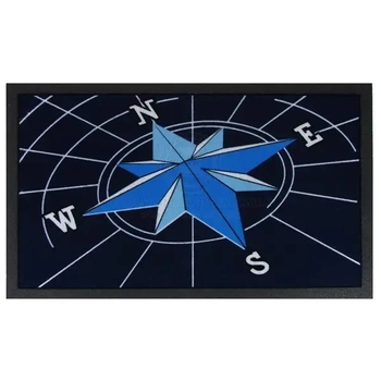 Doormat wind compass 40x68cm rectangle