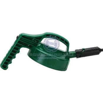 Oil Safe Drum Mini Spout Pouring Lid Dark Green Auto Shut-off Valve Durable