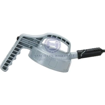 Oil Safe Drum Mini Spout Pouring Lid Grey Auto Shut-off Valve Durable Plastic