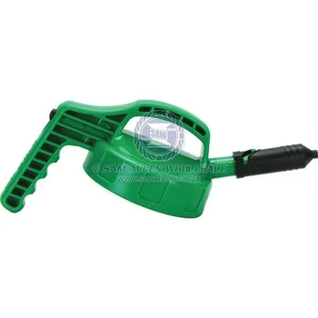 Oil Safe Drum Mini Spout Pouring Lid Green Auto Shut-off Valve Durable Plastic