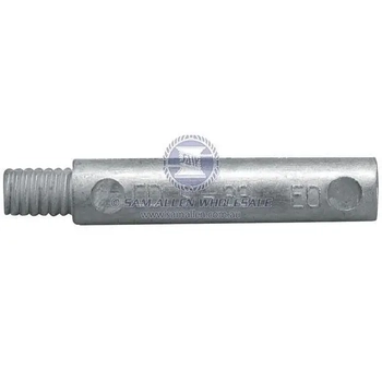 44mm X 9.5mm Less Brass Plug