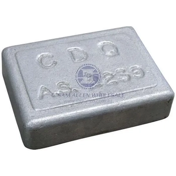 100 X 75 X 25 Anode