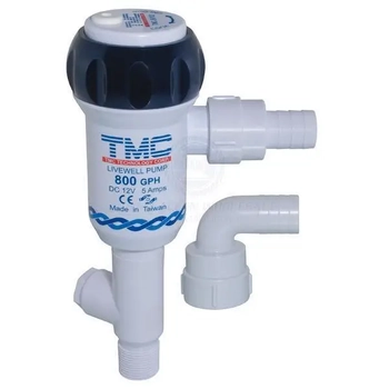 Livewell Pump 800GPH 12V (Seacock) Straight