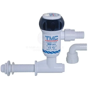 Livewell Pump 800GPH 12V 90deg