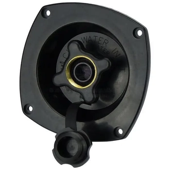 Water Pressure Regulator Black 65Psi Shurflo