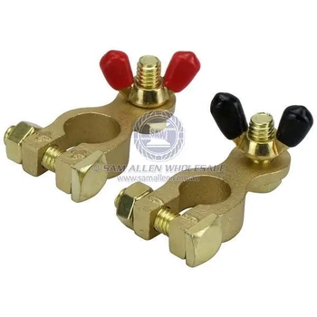 Brass Batt Term Pair