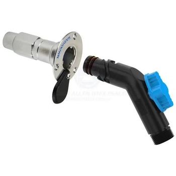 Flush Link Deck Wash Bsp - 6 Pack 130° S/S With Valve