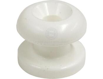 Cord Button Large White