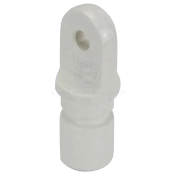 Canopy Tube End Nylon Suit 19mm X 1.6mm Tube White - Pack Of 10